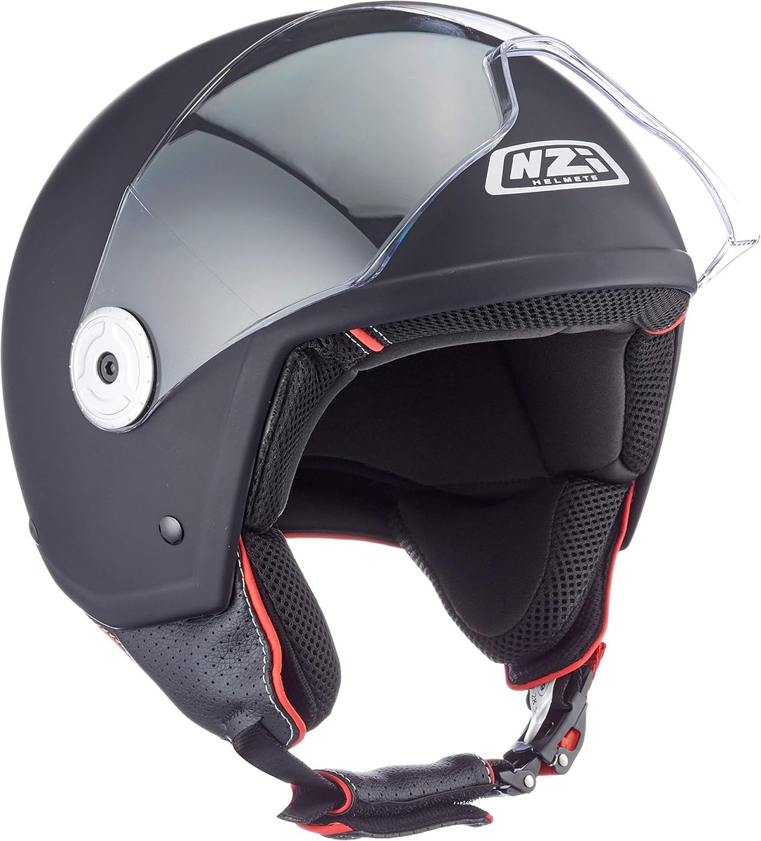 NZI Unisex-Adult Vintage 3 Helmet XL MATT BLACK, XL MATT BLACK