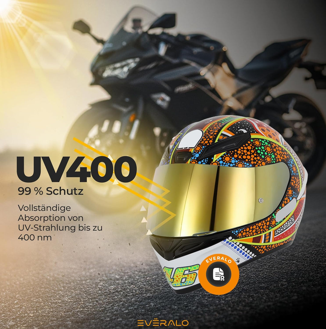 Everalo Kompatibel mit Agv K1 Visier - K3sv - K5 - K5s - K1s - S4sv - Horizon - Skyline - Strada - S