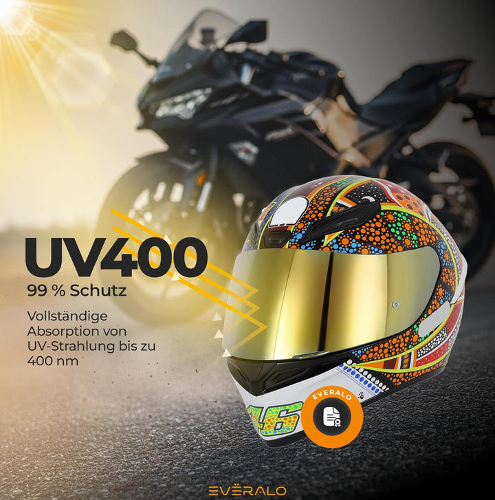 Everalo Kompatibel mit Agv K1 Visier - K3sv - K5 - K5s - K1s - S4sv - Horizon - Skyline - Strada - S