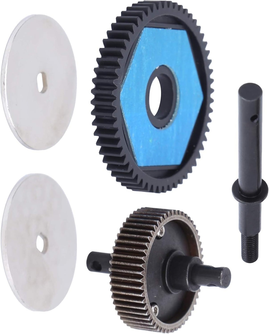 RC Getriebe, Stahl 56T RC Fahrzeug Getriebe Motorgetriebe RC Car Getriebe Mutter Zubehör 56T Hauptza