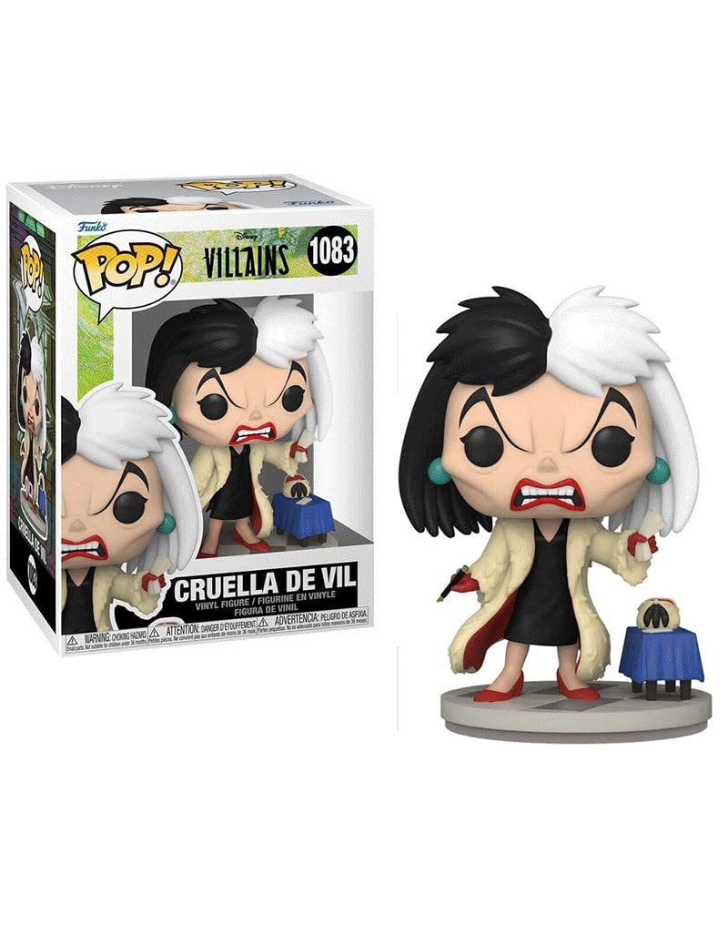 Funko Pop! Disney: Villains - Cruella De Vil - Disney Villains - Vinyl-Sammelfigur - Geschenkidee -
