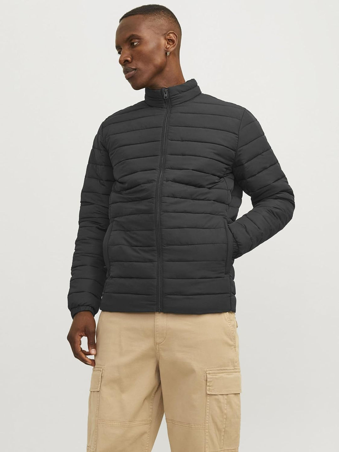 JACK & JONES Male Steppjacke Steppjacke S Schwarz, S Schwarz