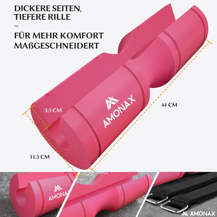Amonax langhantel polster, extra dicke nackenpolster langhantel- Barbell Pad nackenschutz für hip th