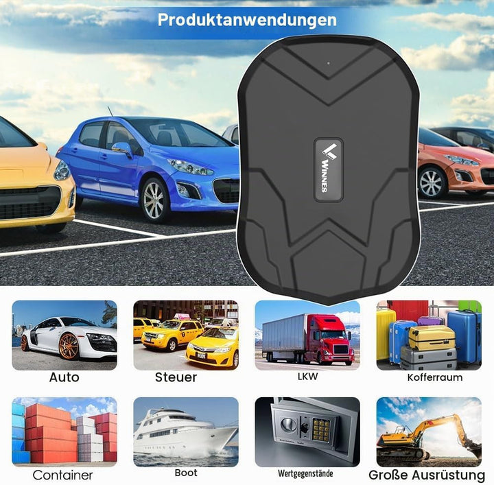 Winnes 4G GPS Tracker Auto Ohne ABO 20000mAh,240 Tage Standby, TK905C GPS Tracker Echtzeit-Ortung mi
