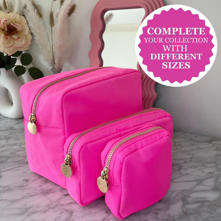 DANCOUR Make-up-Taschen für Damen, Nylon-Make-up-Tasche, grosse Make-up-Tasche, adrette Make-up-Tasc