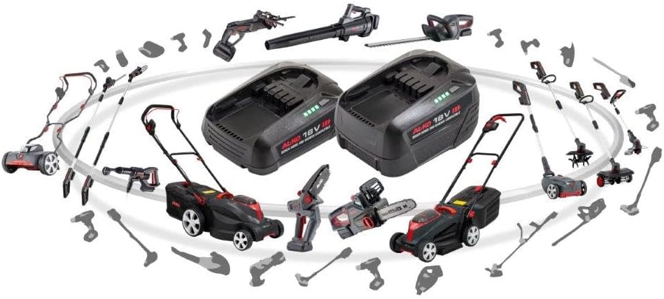 AL-KO Akku-Rasenlüfter AR 1835, 18 V Li-Ion Akku, 2x17 cm Arbeitsbreite, 24 Stahlfederzinken, teilba