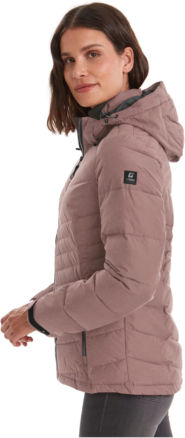 Killtec Damen Steppjacke Jacke in Daunenoptik mit abzippbarer Kapuze KOW 149 WMN QLTD JCKT wasserabw