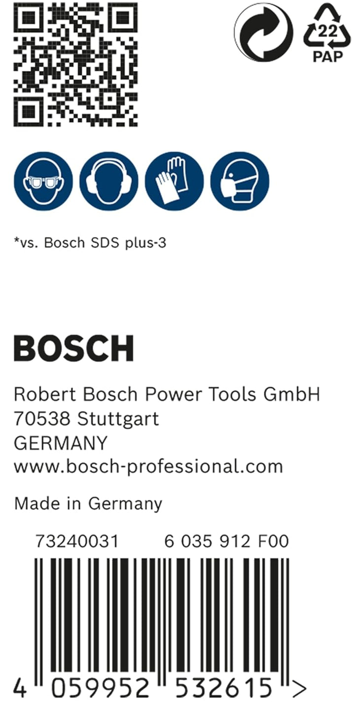 Bosch Professional 30x Expert SDS plus-7X Hammerbohrer (für Stahlbeton, Ø 10,00x265 mm, Zubehör Bohr