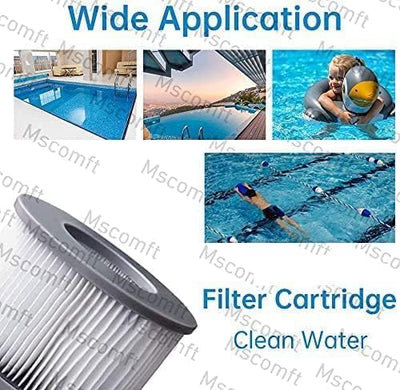Mscomft Ersatzfilter für MSPA Whirlpool Ersatz Filter Filterkartusche Wasserfilter,Filter für Whirlp