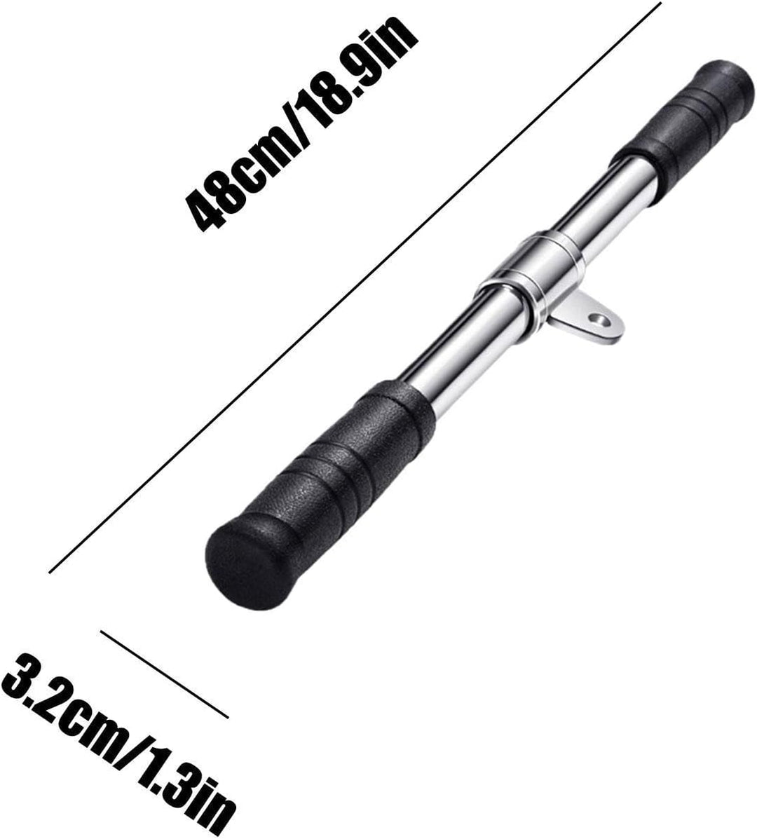 Trainingsstange - 18.9 Inch Fitness Stange | Edelstahl PP - Multifunktionale Trainingsstange Für Rüc