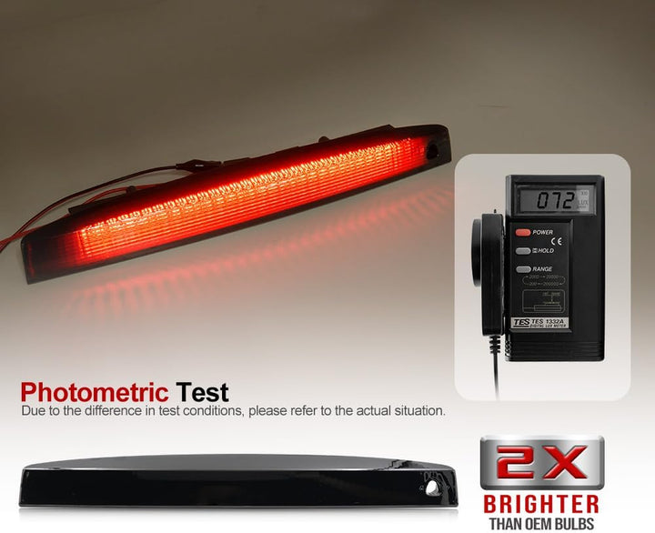 Rotes LED bremsleuchte mit getöntem Glas drittes Bremslicht für Renault Megane II MK2 Kombi hochmont
