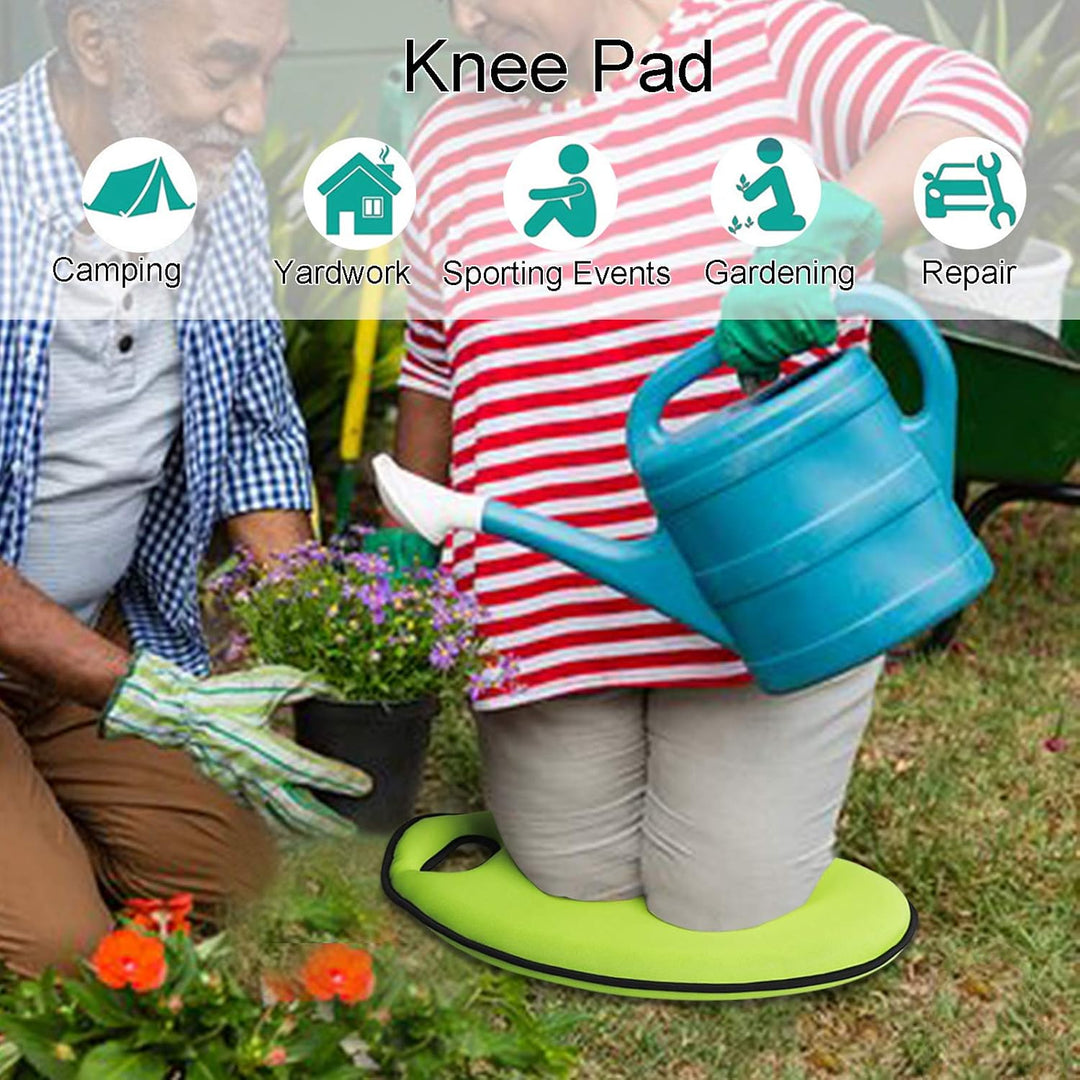 NIUXICH Kniematte, ovaler Memory-Schaum, extra dick, Komfortschutz, Knie für Gartenarbeit, harte Böd