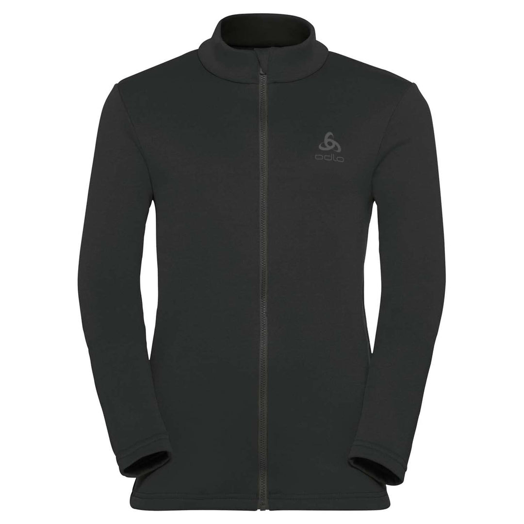 Odlo Unisex Kinder Berra_542519 Mid Layer mit Reissverschluss 104 Schwarz, 104 Schwarz