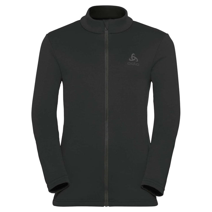 Odlo Unisex Kinder Berra_542519 Mid Layer mit Reissverschluss 104 Schwarz, 104 Schwarz