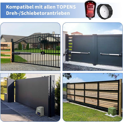 TOPENS TRF3 Reflexionslichtschranke Infrarot Sensorsystem Einfahrtssensor Lichtschranke mit Reflekto