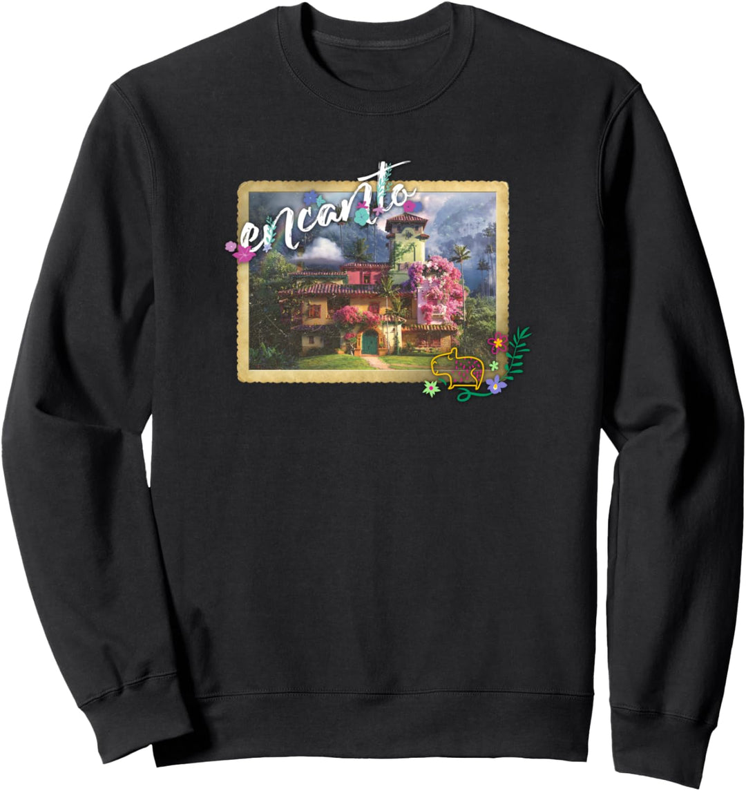 Disney Encanto Floral Home Postcard Logo Sweatshirt