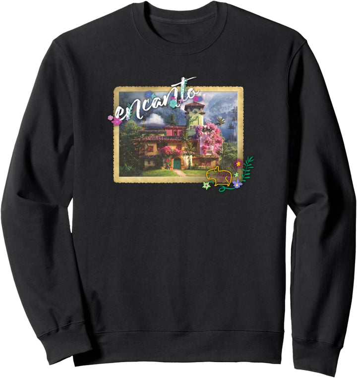 Disney Encanto Floral Home Postcard Logo Sweatshirt