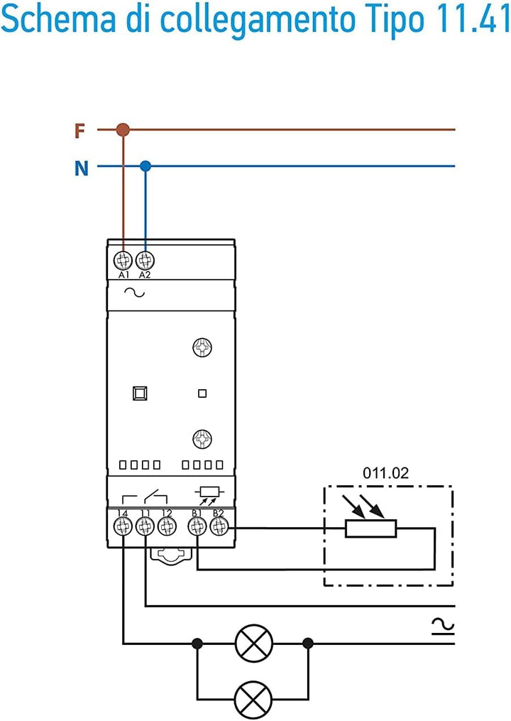 Finder 114182300000PAS Dämmerungsschalter, mit Wechsler, 16 A, 230 VAC
