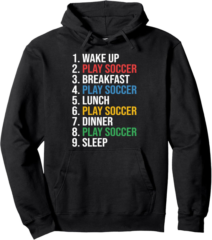 Lustiges Fussball-Zitat mit Spruch Sport Teams Fussballspieler Geschenk Pullover Hoodie