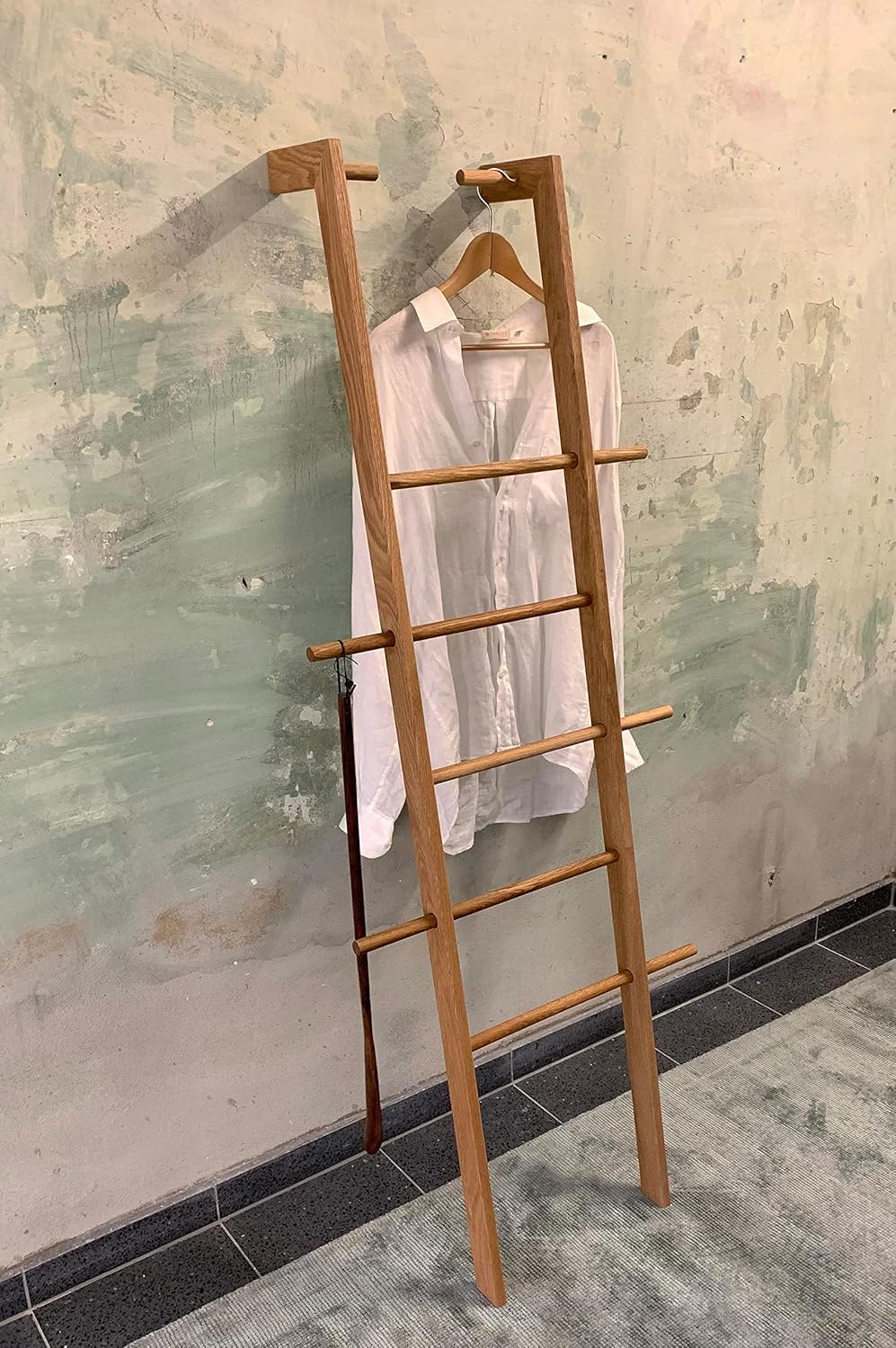 Kleiderleiter & Kleiderständer Holz, Handtuchleiter & Handtuchhalter aus Massivholz, Designer Holzle