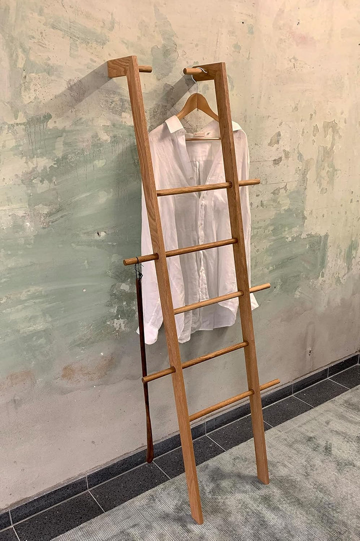Kleiderleiter & Kleiderständer Holz, Handtuchleiter & Handtuchhalter aus Massivholz, Designer Holzle