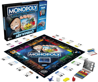 Monopoly Super Electronic Banking-Brettspiel | elektronischer Terminal; wählen Sie Ihre Belohnungen
