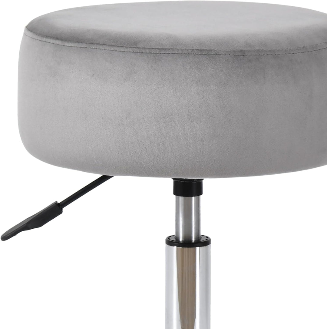 Drehhocker Sitzhocker Hocker RUND höhenverstellbar drehbar aus Kunstleder Farbauswahl Duhome 428S, F