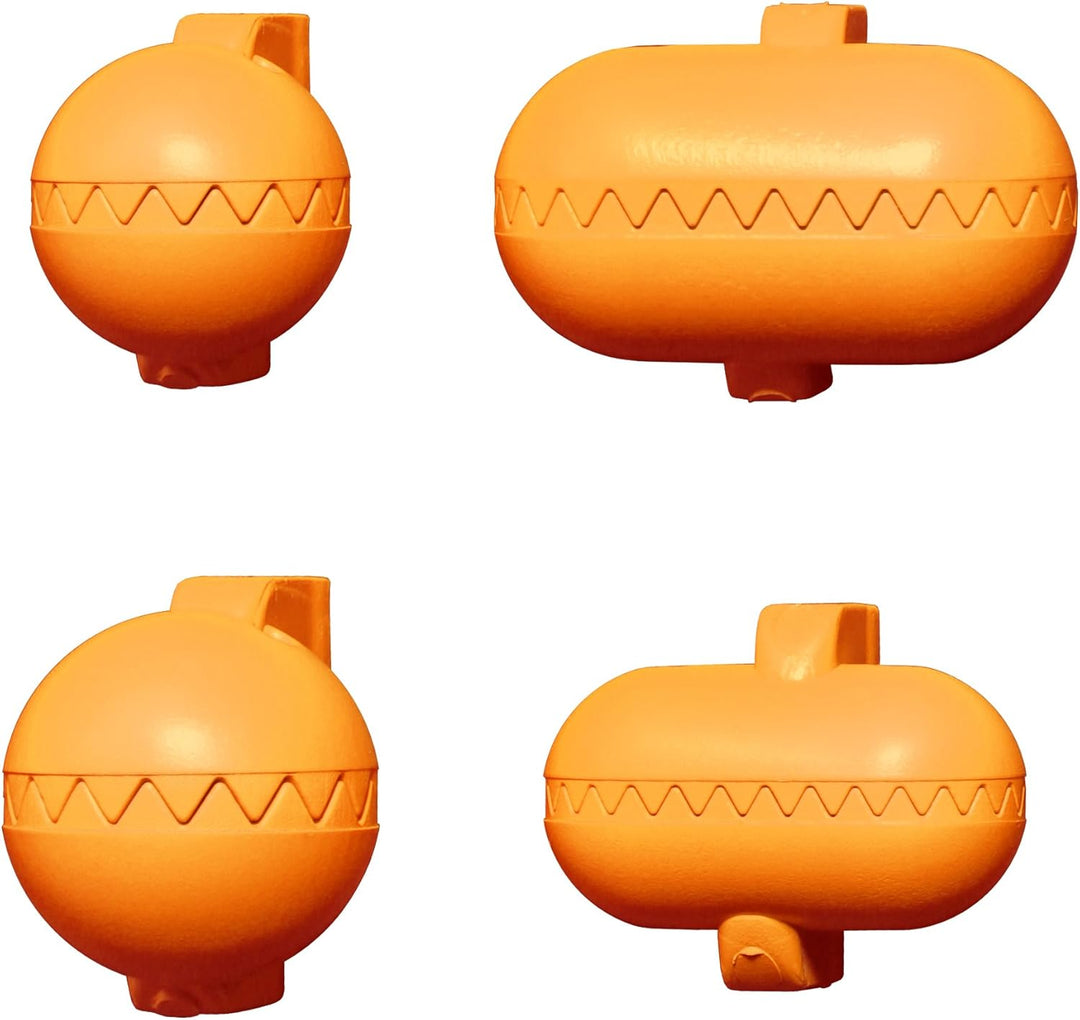 La Croquetera Frikadellenzange Pack Multifunktionales Werkzeug Farbe Orange - 4 austauschbare Teigfo