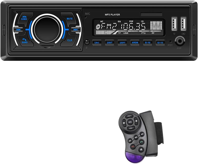 M.I.C.D3307 : DAB+ Autoradio mit Bluetooth Music Freisprecheinrichtung I FM Radio I 1A Smartphone La