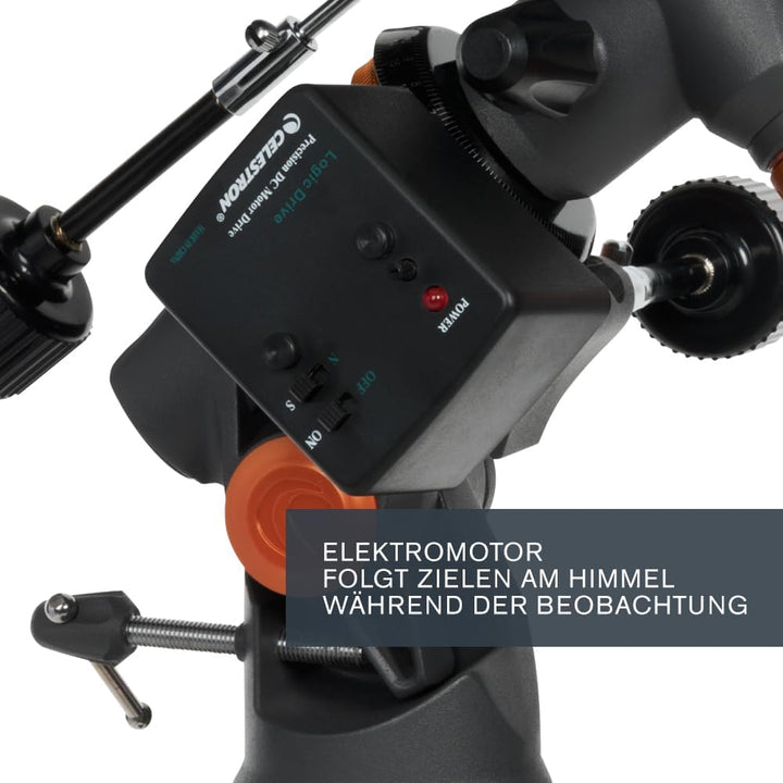Celestron 31051 AstroMaster 130EQ motorbetriebenes Newtonsches Spiegelteleskop, Dunkelblau Astromast