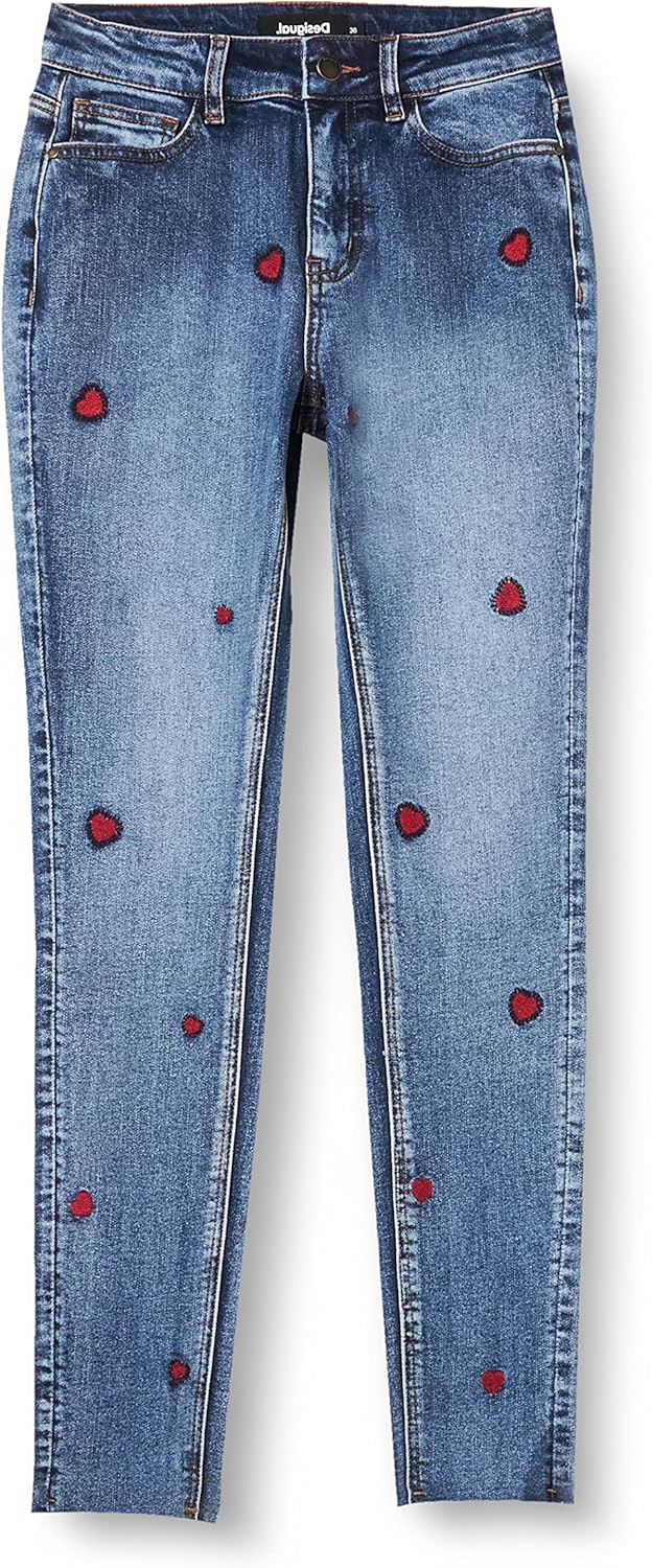 Desigual Damen Jeans 40 Blau, 40 Blau