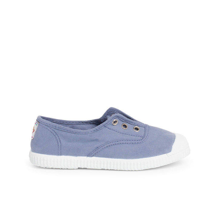 Pisamonas Leinwand-Sneakers ohne Schnürsenkel mit Gummispitze 22 EU Blau, 22 EU Blau