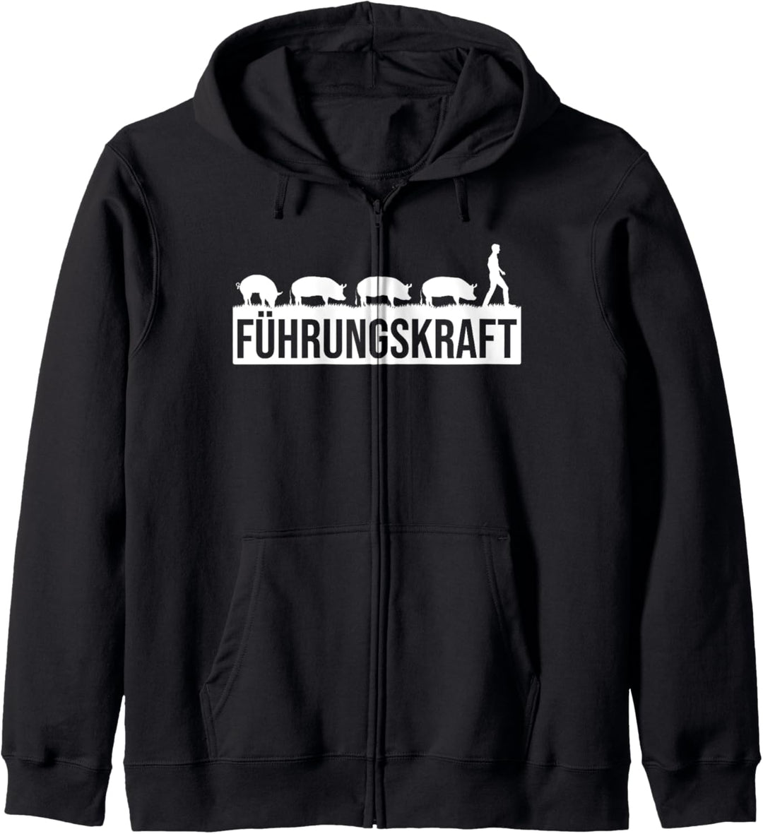 Führungskraft von Schweinen - Lustiges Landwirte & Bauern Kapuzenjacke
