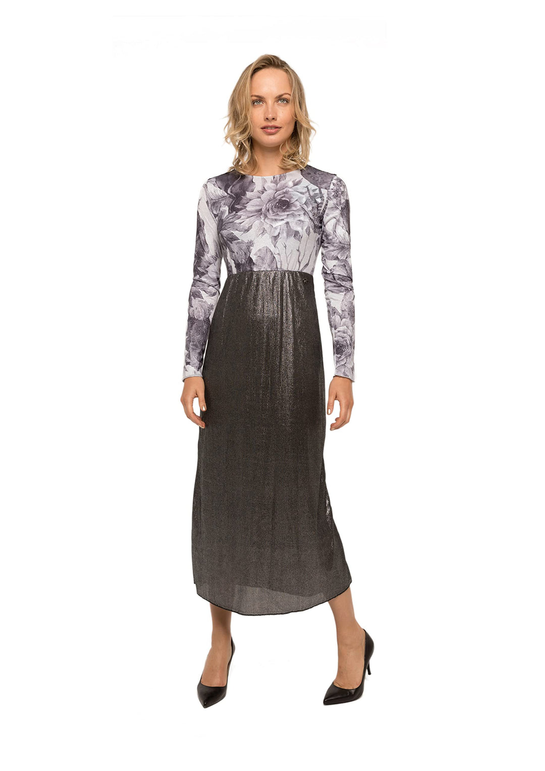 Damen Fw17128a Lässiges Kleid XS Bunt, XS Bunt