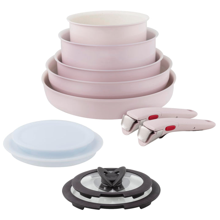 Tefal Ingenio Serenity Kochgeschirr, 11-teilig, Komplett-Edition, Antihaftbeschichtung, Induktion, s