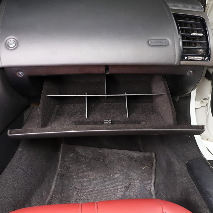 DIYUCAR Auto-Mittelkonsole Handschuhfach Trennwand Aufbewahrung Handschuhfach Organizer Tablett für