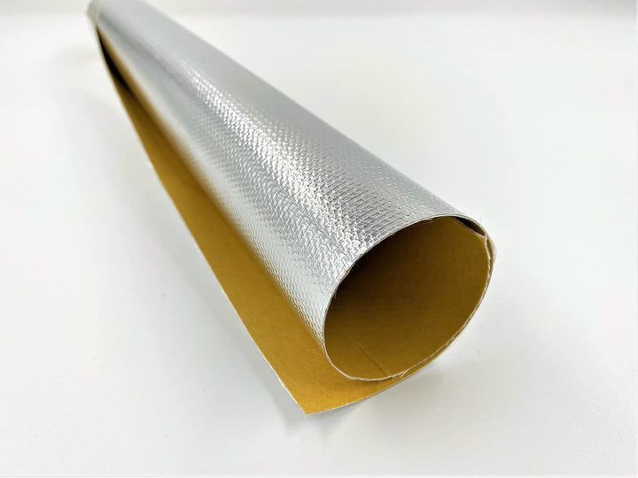Silent Sport™ Hitzeschutzfolie selbstklebend/Hitzeschild/Heat Reflecting Foil (Packung mit 2) 24cm x