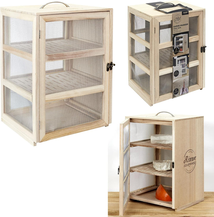 Cook Concept KA4717 Vorratsschrank, für Aufbewahrung, sonstiges Zubehör, Paulownia, 28,2 x 24 x 39 c