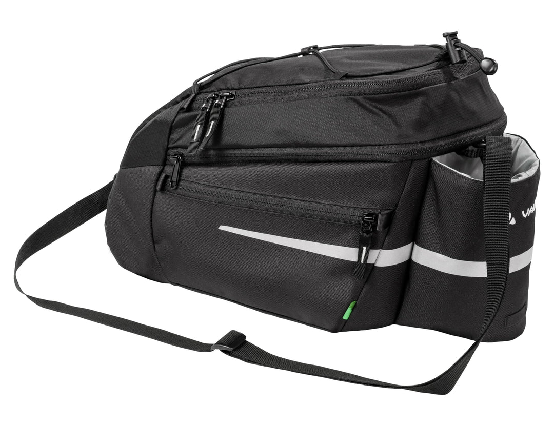 VAUDE Radtaschen Silkroad L (i-Rack), Schwarz, Einheitsgrösse, 127060100, mit Fahrrad