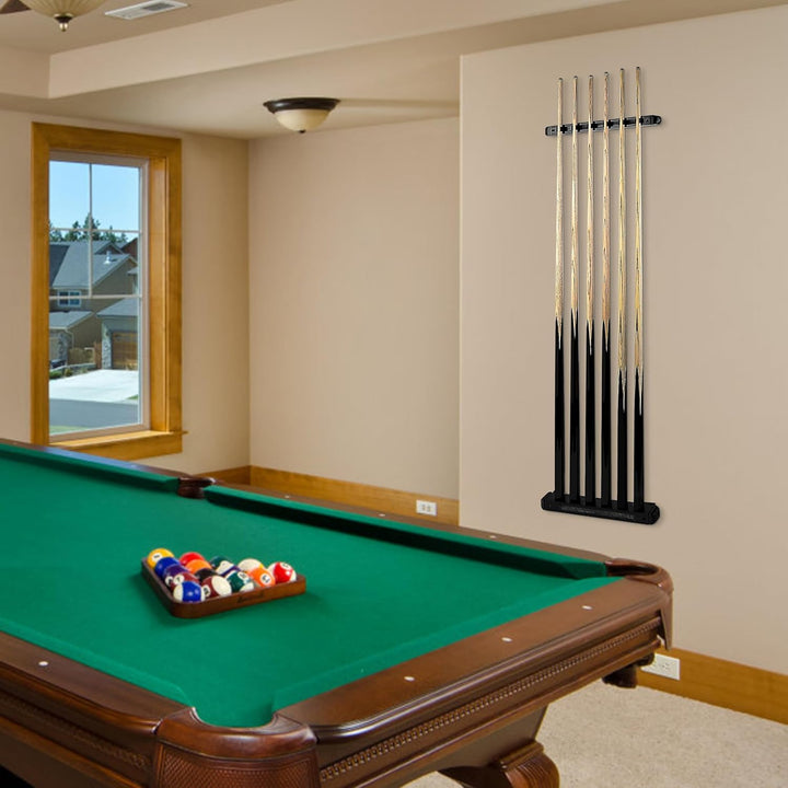Billard Queue Halterung Holz Billard Stick Halter Wandhalterung Snooker Queue Regal Langlebig Queues