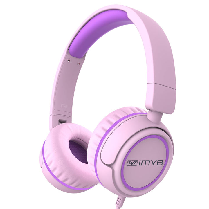 IMYB Kinder kopfhörer, Kopfhörer für Kinder mit Kabel, faltbar, Stereo Sound, Sichere Lautstärkebegr