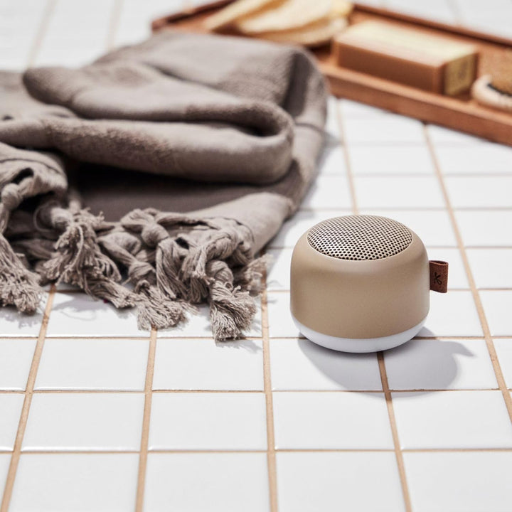 KREAFUNK Alight, magnetischer Bluetooth Lautsprecher mit Licht, Ivory Sand, ivory sand