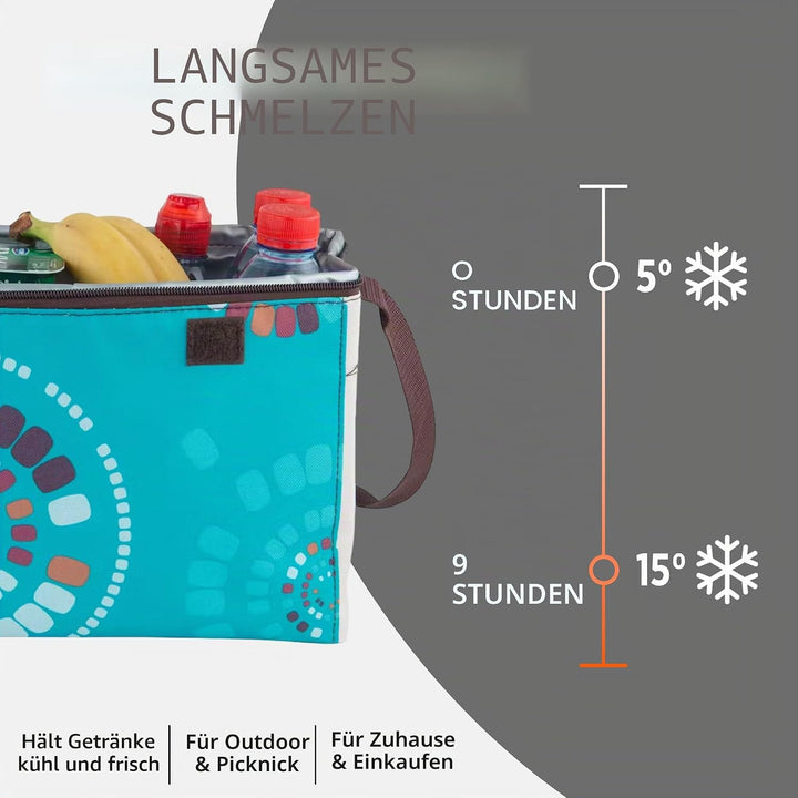 CAMPINGAZ Minimaxi Ethnic Flexibler Kühlschrank 9L Mehrfarbig, 9L Mehrfarbig