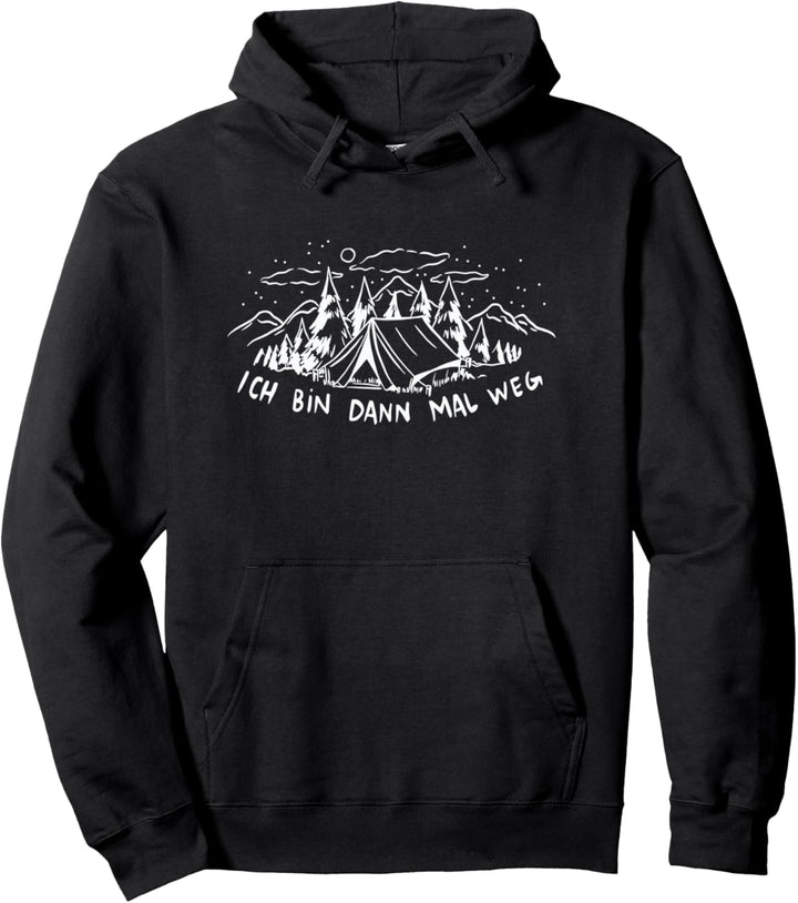 Berg und Natur wandern und campen in Wildnis und Wald Pullover Hoodie