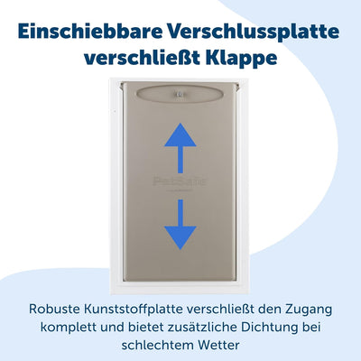 PetSafe Aluminium-Haustiertür für extremes Wetter, Energieeffizient mit zusätzlicher Isolierung, 2 V