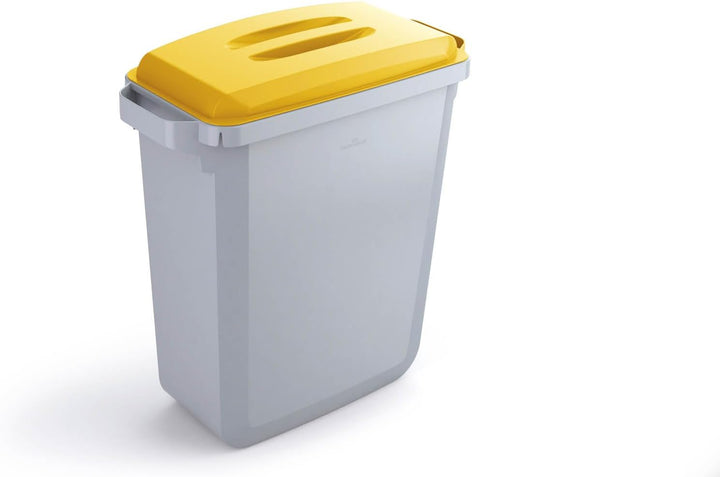 Durable 1800497030 Deckel Durabin Lid für 60 Liter, gelb Deckel Gelb, Deckel Gelb
