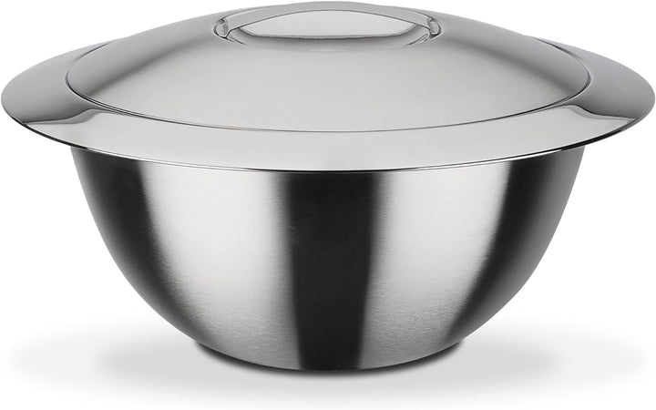 GSW Stahlwaren GmbH mit Deckel 22cm, Silber, 22cm