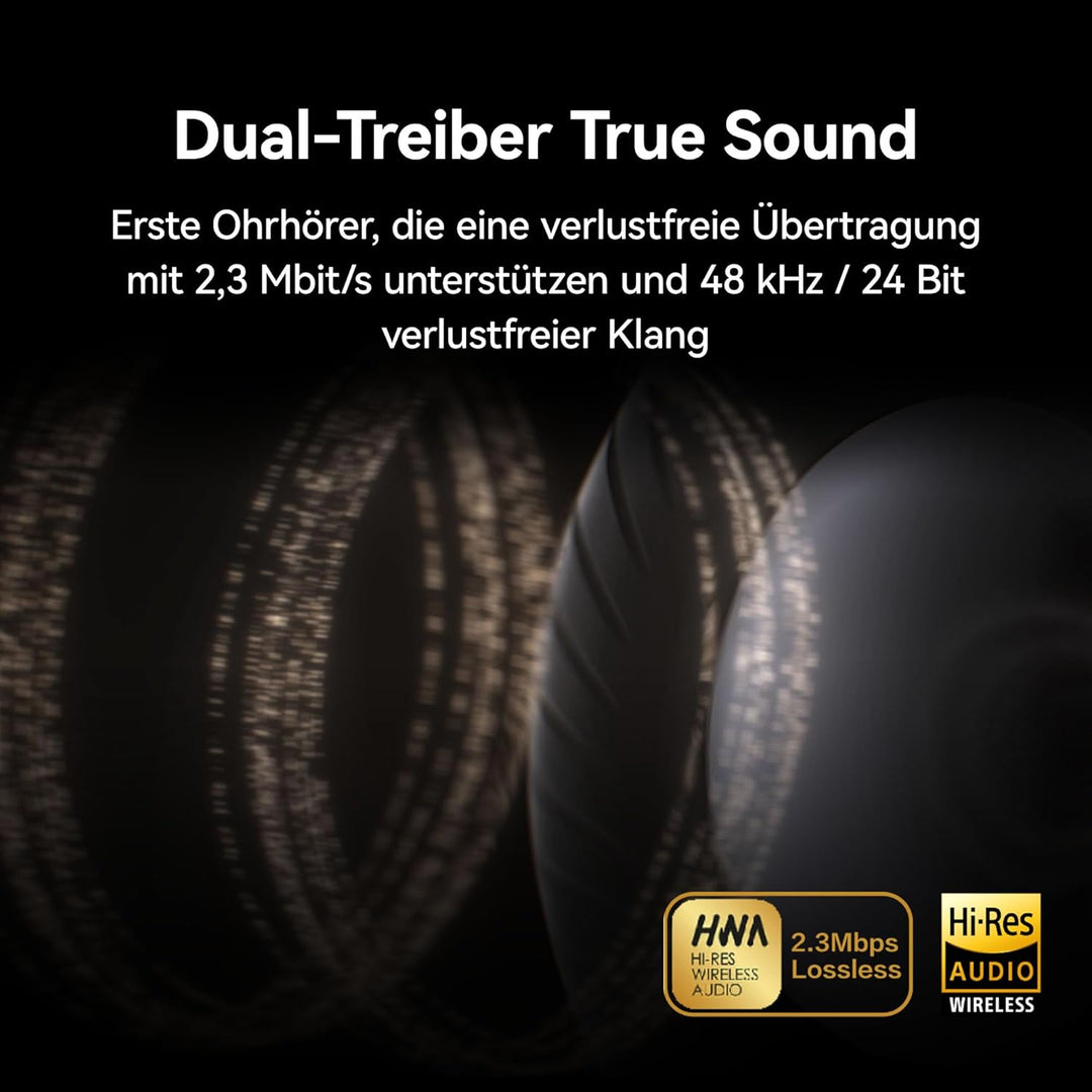 HUAWEI FreeBuds Pro 4 Kabellose Ohrstöpsel, Bluetooth-Kopfhörer mit Verlustfreie Klangqualität，Klare