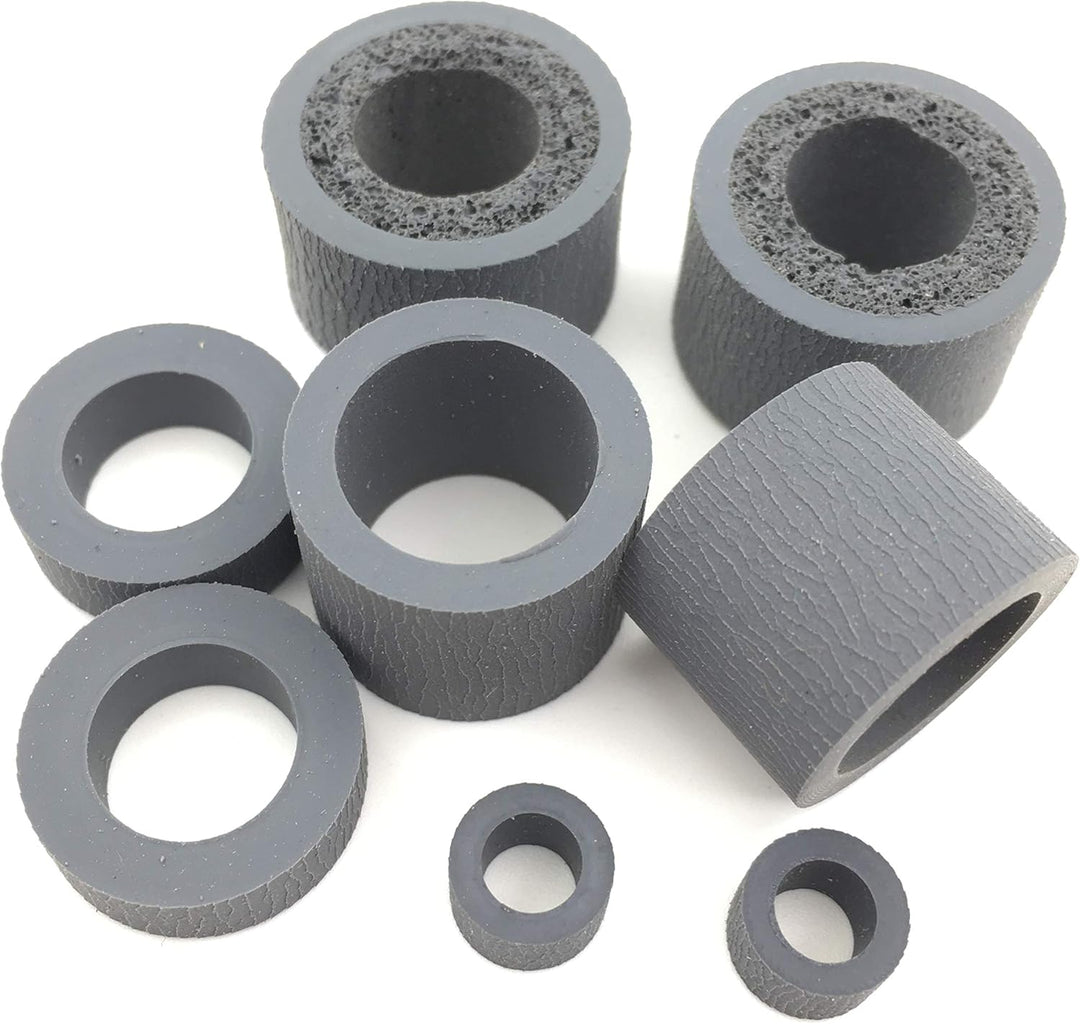 OKLILI 5SET PA03708-0001 Pickup Pick Roller Reifenbremse Roller Reifen Kompatibel mit Fujitsu SP-112