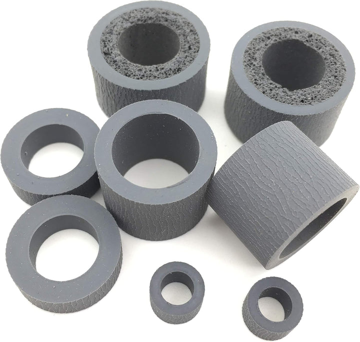 OKLILI 5SET PA03708-0001 Pickup Pick Roller Reifenbremse Roller Reifen Kompatibel mit Fujitsu SP-112